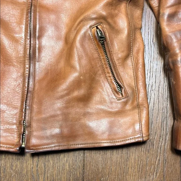 Hondo Huntley (Curated) Cafe Racer Thick Leather Jacket - Picture 5 of 13